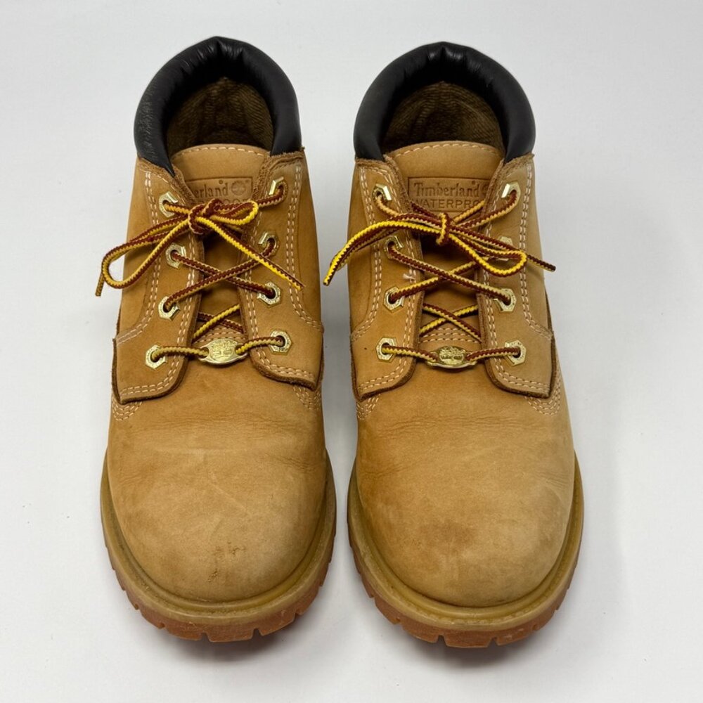 Timberland Nellie Waterproof Chukka Boots Wheat Nubuck #23399 Womens Sz 8M